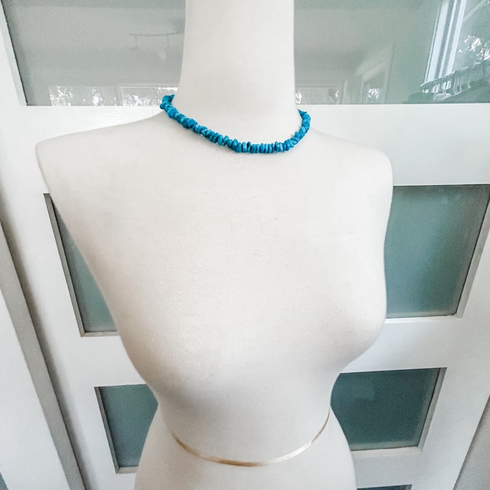 Beaded Turquoise Necklace